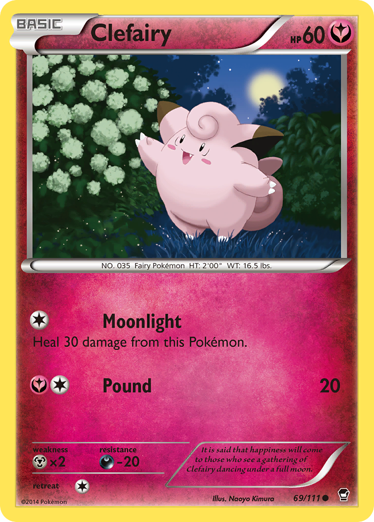 Clefairy (69/111) [XY: Furious Fists] | Exor Games Summserside