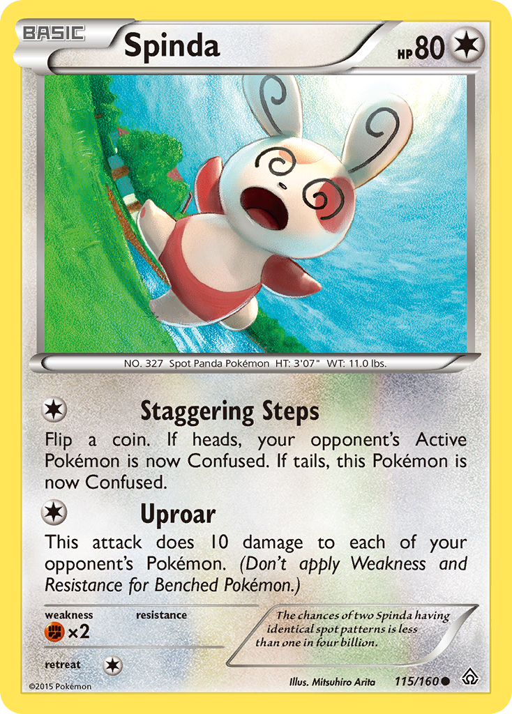 Spinda (115/160) [XY: Primal Clash] | Exor Games Summserside