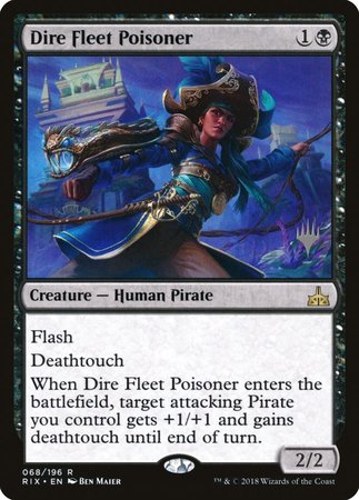 Dire Fleet Poisoner [Rivals of Ixalan Promos] | Exor Games Summserside