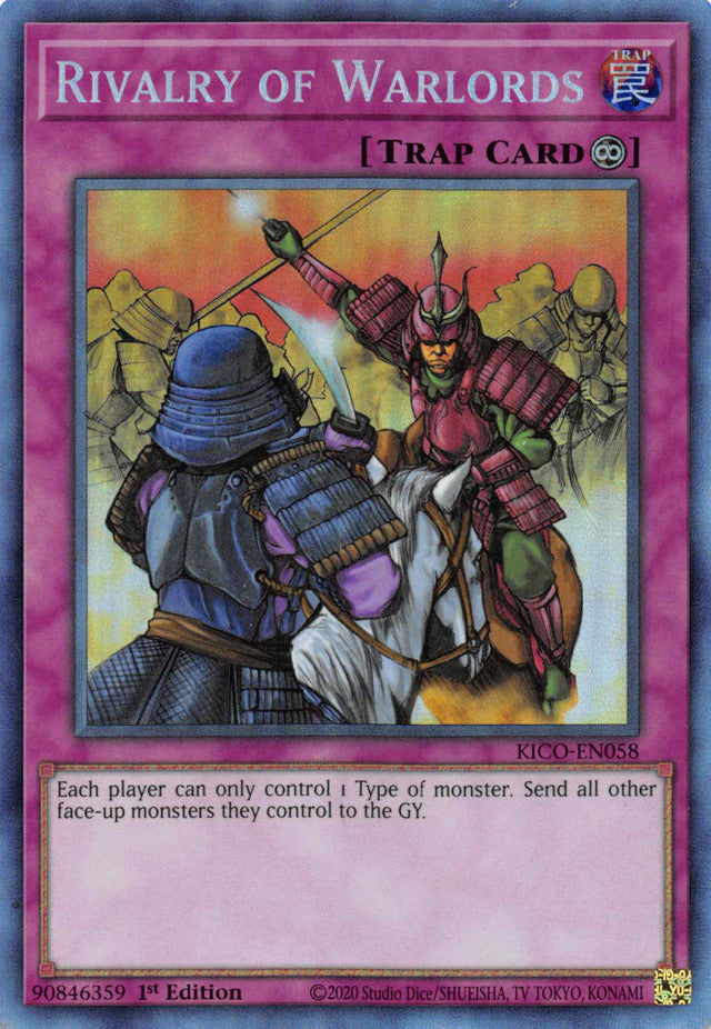 Rivalry of Warlords (Collector's Rare) [KICO-EN058] Collector's Rare | Exor Games Summserside