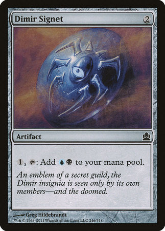 Dimir Signet [Commander 2011] | Exor Games Summserside