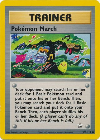 Pokemon March (102/111) [Neo Genesis Unlimited] | Exor Games Summserside