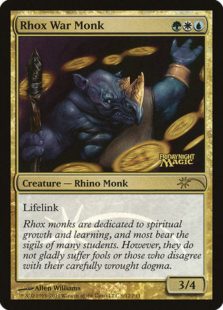 Rhox War Monk [Friday Night Magic 2011] | Exor Games Summserside