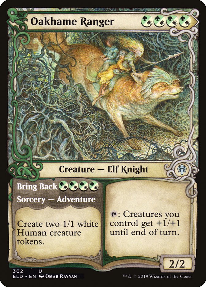 Oakhame Ranger // Bring Back (Showcase) [Throne of Eldraine] | Exor Games Summserside