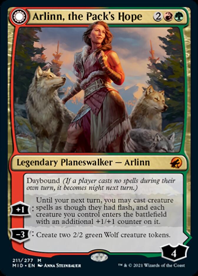 Arlinn, the Pack's Hope // Arlinn, the Moon's Fury [Innistrad: Midnight Hunt] | Exor Games Summserside