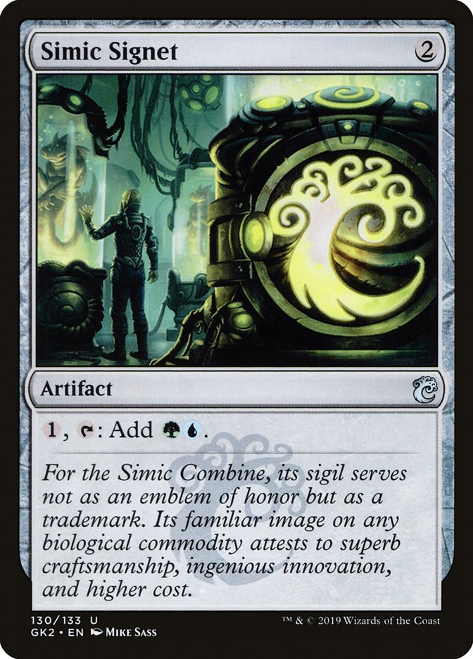 Simic Signet [Ravnica Allegiance Guild Kit] | Exor Games Summserside