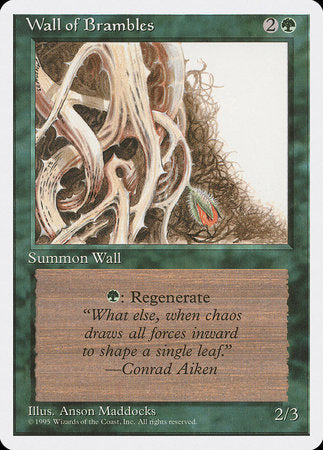 Wall of Brambles [Fourth Edition] | Exor Games Summserside