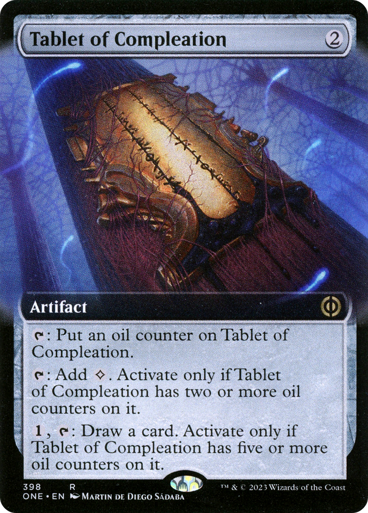 Tablet of Compleation (Extended Art) [Phyrexia: All Will Be One] | Exor Games Summserside