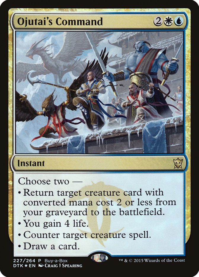 Ojutai's Command (Buy-A-Box) [Dragons of Tarkir Promos] | Exor Games Summserside