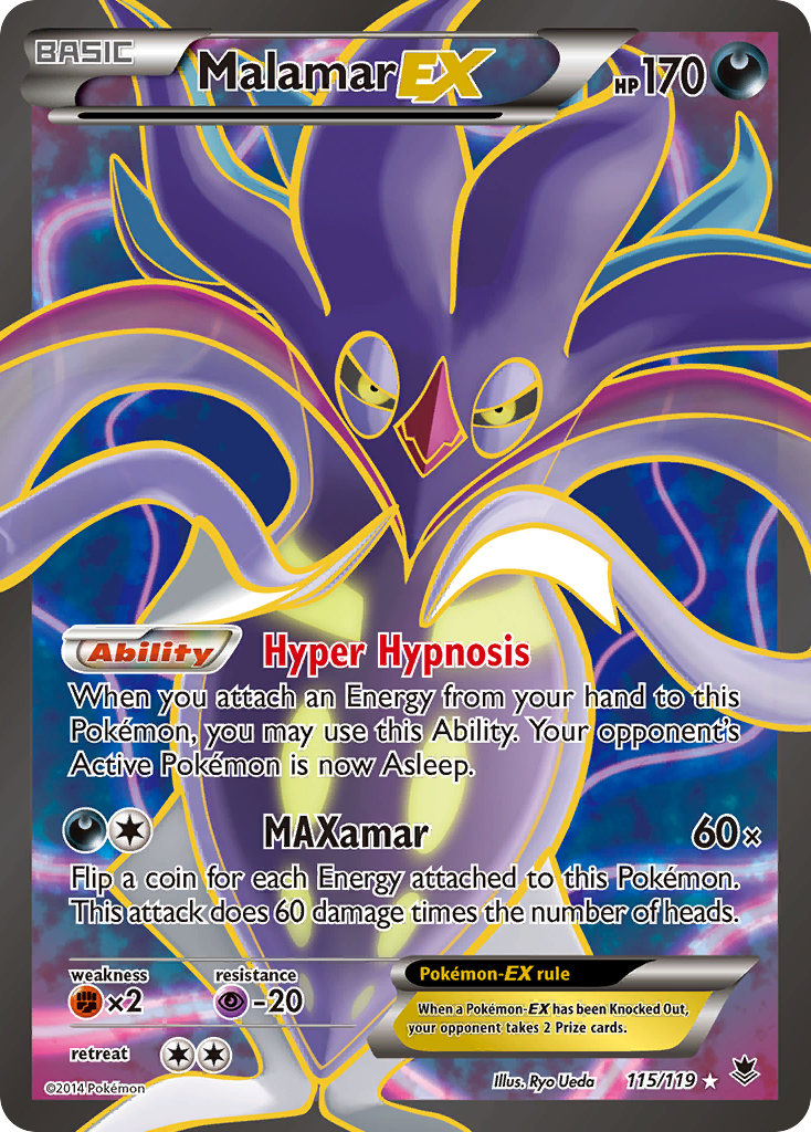 Malamar EX (115/119) [XY: Phantom Forces] | Exor Games Summserside