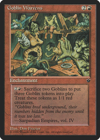 Goblin Warrens [Fallen Empires] | Exor Games Summserside