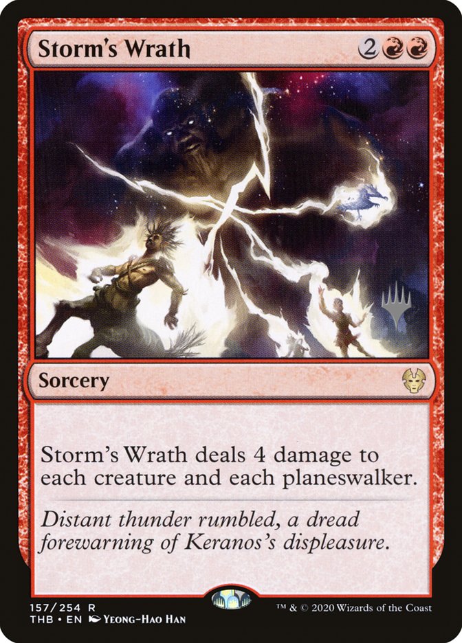 Storm's Wrath  (Promo Pack) [Theros Beyond Death Promos] | Exor Games Summserside