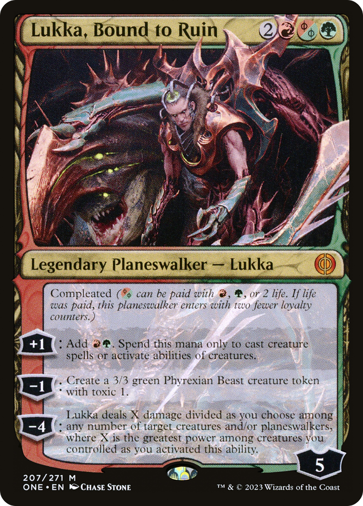 Lukka, Bound to Ruin [Phyrexia: All Will Be One] | Exor Games Summserside