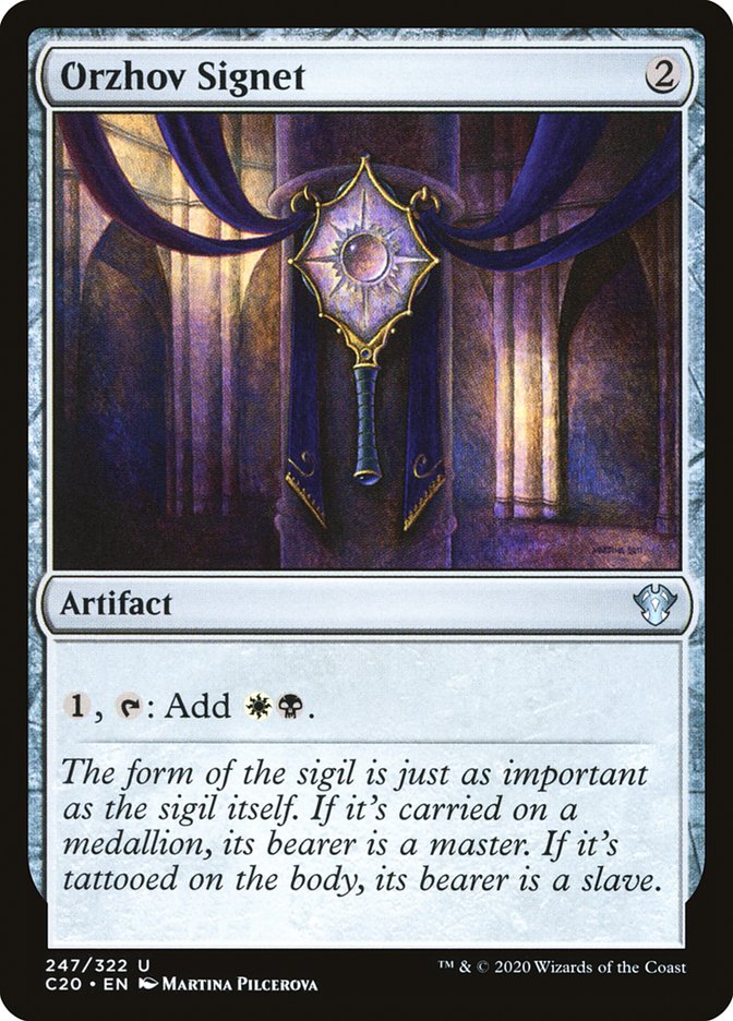 Orzhov Signet [Commander 2020] | Exor Games Summserside