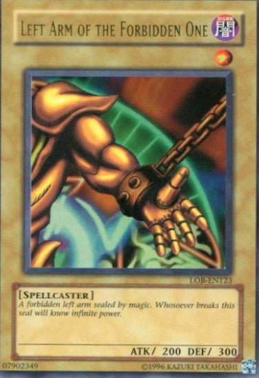 Left Arm of the Forbidden One [LOB-EN123] Ultra Rare | Exor Games Summserside