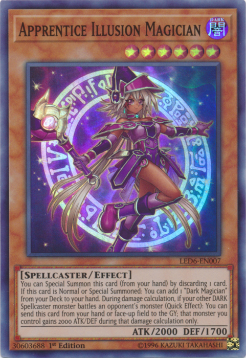 Apprentice Illusion Magician [LED6-EN007] Super Rare | Exor Games Summserside