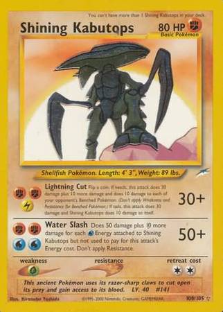 Shining Kabutops (108/105) [Neo Destiny Unlimited] | Exor Games Summserside