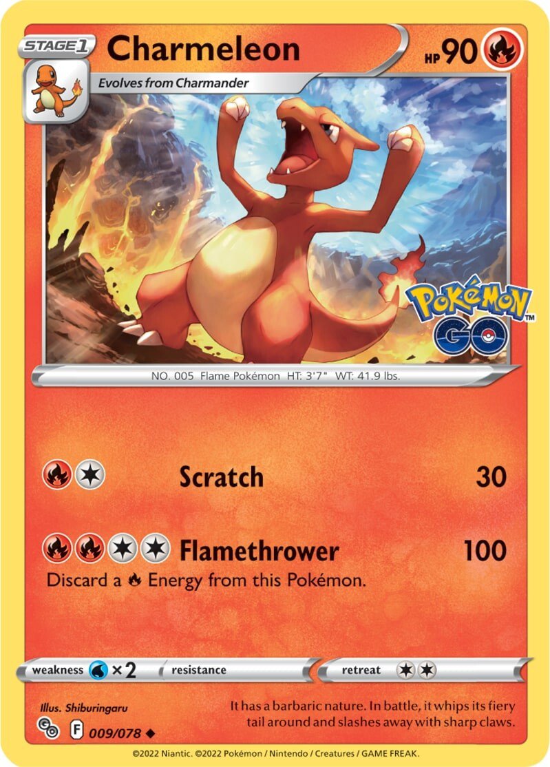 Charmeleon (009/078) [Pokémon GO] | Exor Games Summserside