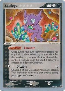 Sableye (10/100) (Intimidation - Tristan Robinson) [World Championships 2008] | Exor Games Summserside