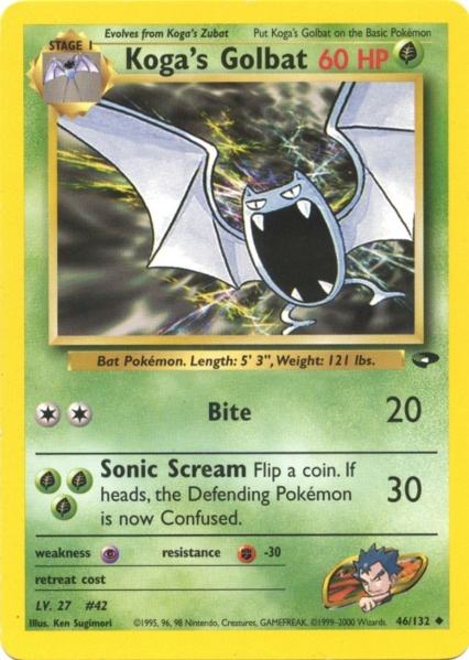 Koga's Golbat (46/132) [Gym Challenge Unlimited] | Exor Games Summserside