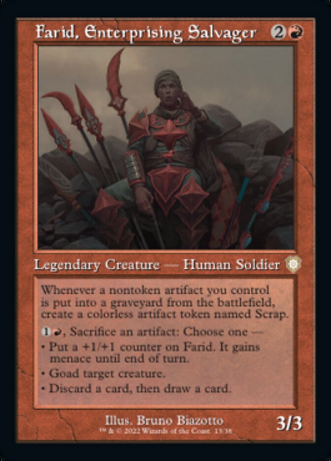 Farid, Enterprising Salvager (Retro) [The Brothers' War Commander] | Exor Games Summserside
