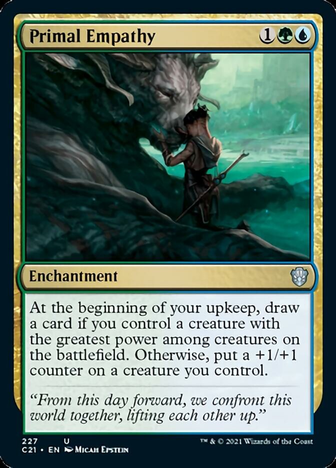 Primal Empathy [Commander 2021] | Exor Games Summserside