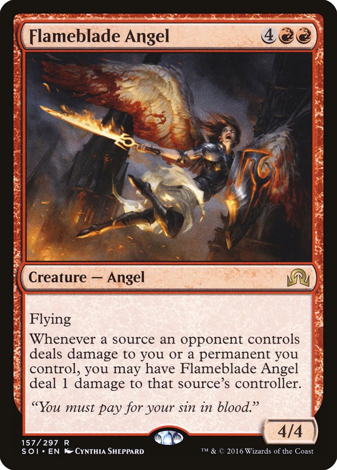 Flameblade Angel [Shadows over Innistrad] | Exor Games Summserside