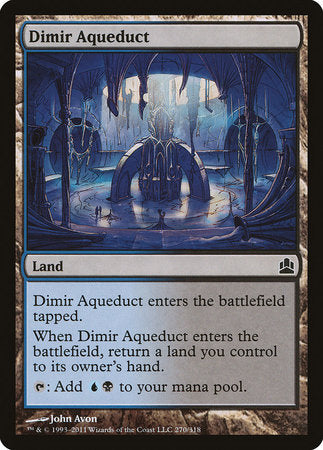 Dimir Aqueduct [Commander 2011] | Exor Games Summserside