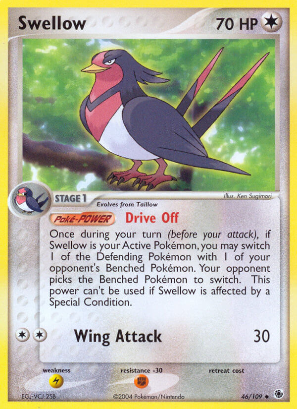 Swellow (46/109) [EX: Battle Stadium] | Exor Games Summserside