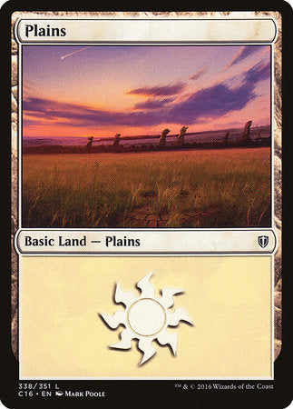 Plains (338) [Commander 2016] | Exor Games Summserside