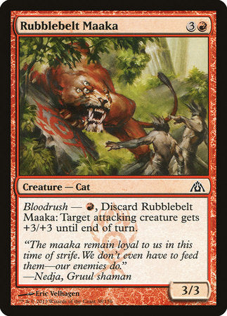 Rubblebelt Maaka [Dragon's Maze] | Exor Games Summserside