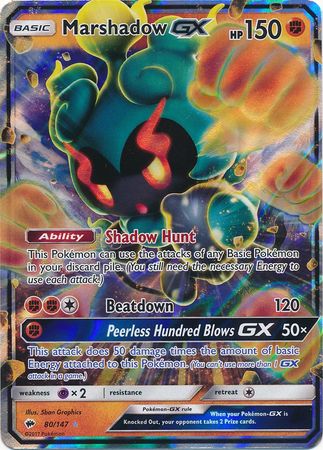 Marshadow GX (80/147) (Jumbo Card) [Sun & Moon: Burning Shadows] | Exor Games Summserside