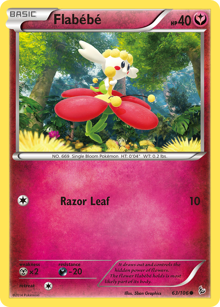 Flabebe (63/106) [XY: Flashfire] | Exor Games Summserside