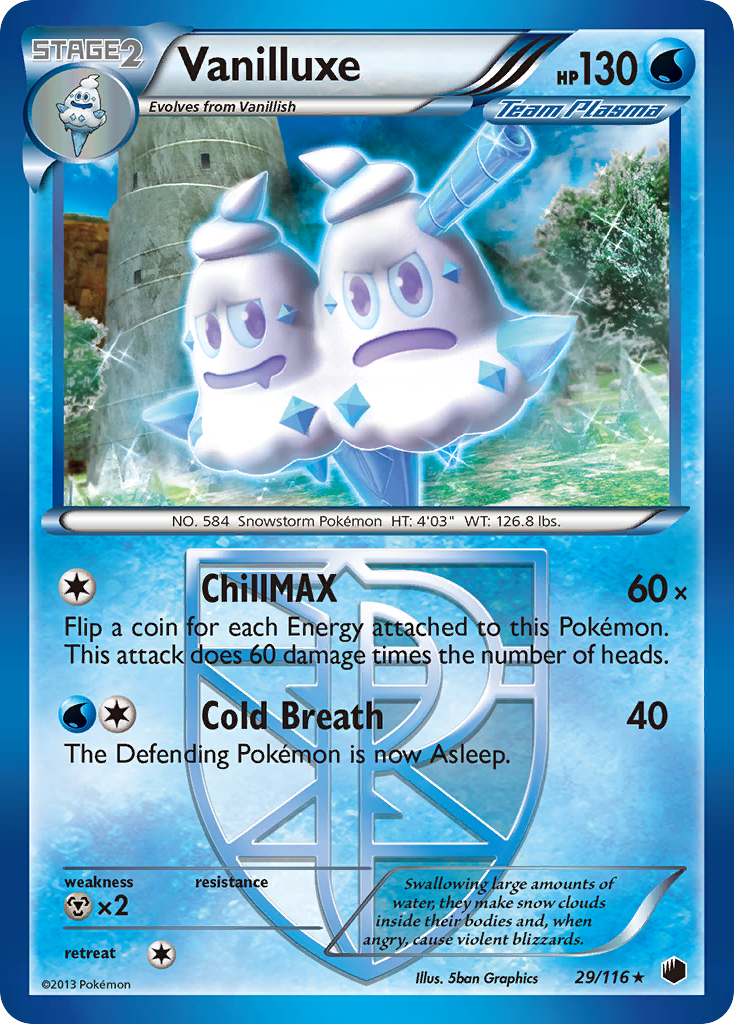 Vanilluxe (29/116) [Black & White: Plasma Freeze] | Exor Games Summserside