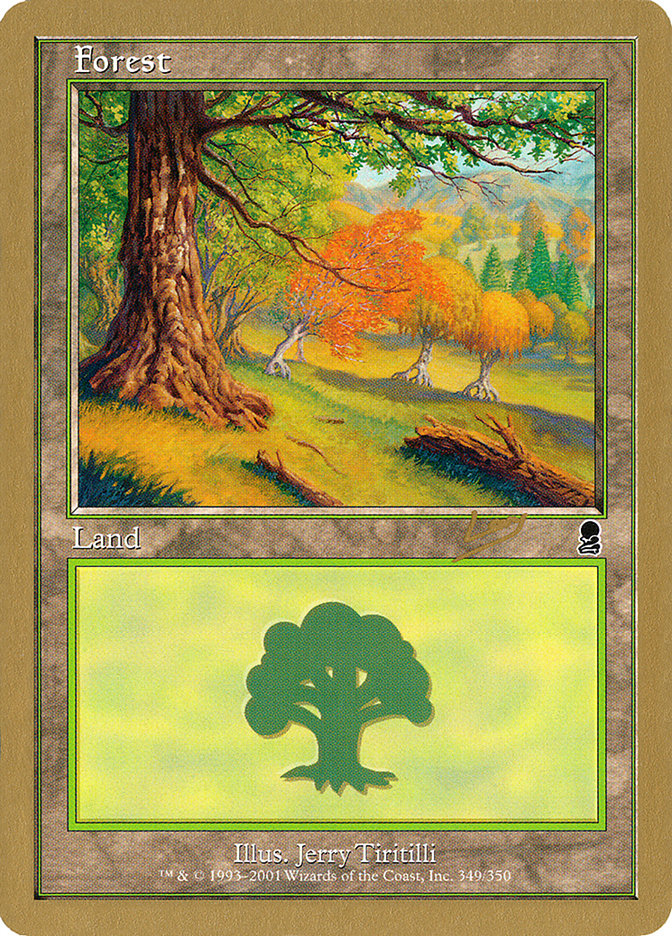 Forest (349) (Raphael Levy) [World Championship Decks 2002] | Exor Games Summserside