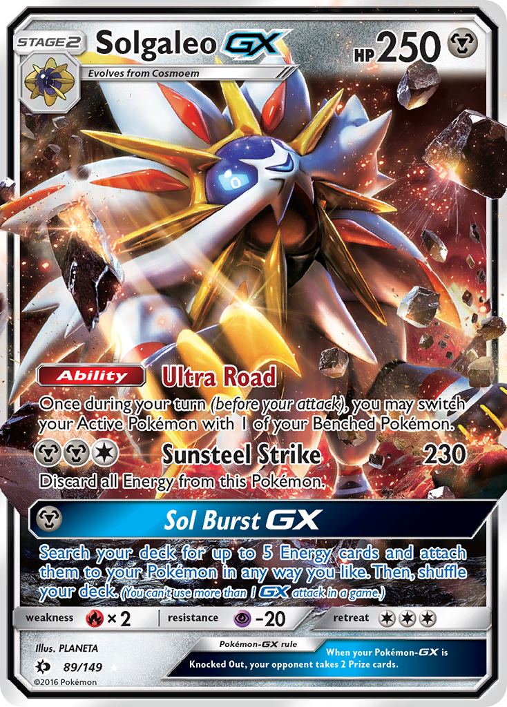 Solgaleo GX (89/149) [Sun & Moon: Base Set] | Exor Games Summserside