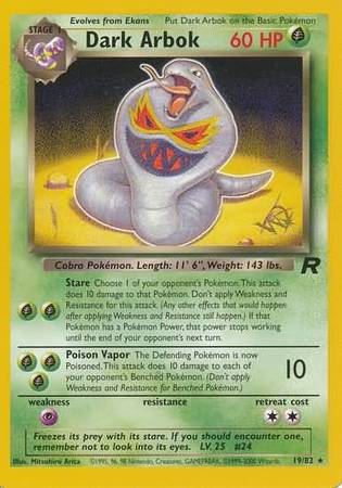 Dark Arbok (19/82) (W Stamped Promo) [Team Rocket Unlimited] | Exor Games Summserside