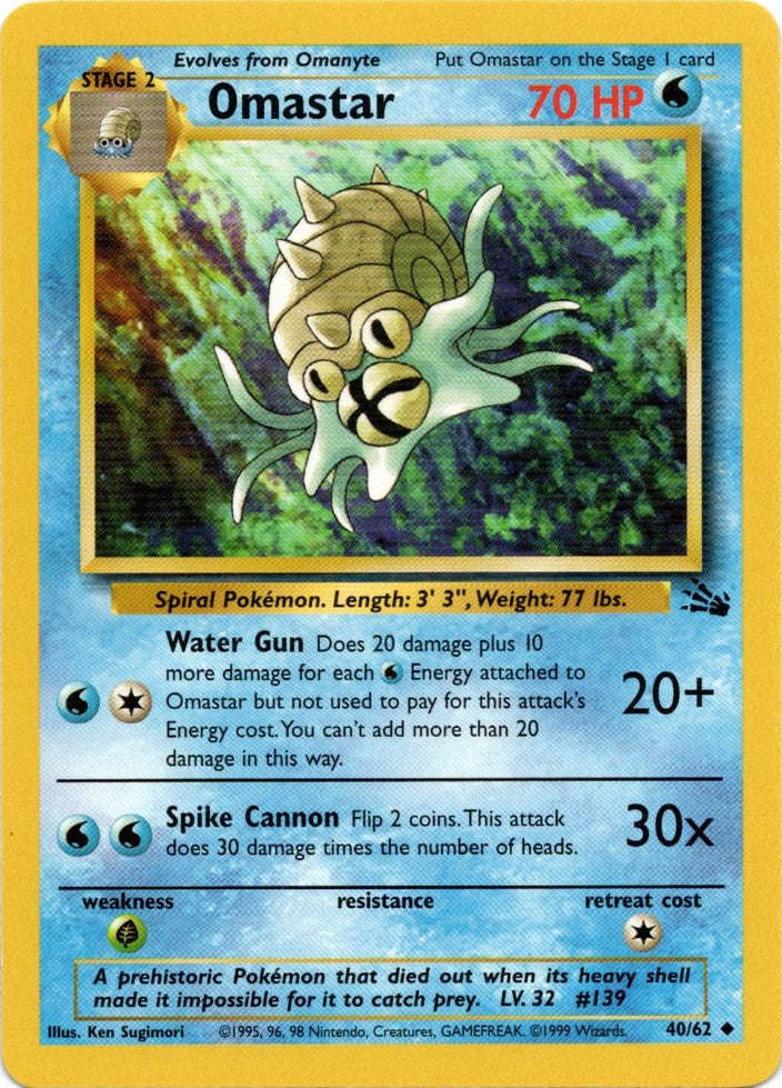 Omastar (40/62) [Fossil Unlimited] | Exor Games Summserside