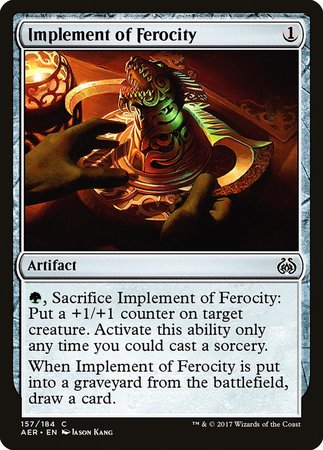 Implement of Ferocity [Aether Revolt] | Exor Games Summserside