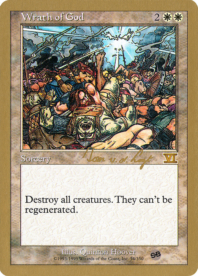 Wrath of God (Tom van de Logt) (SB) [World Championship Decks 2000] | Exor Games Summserside