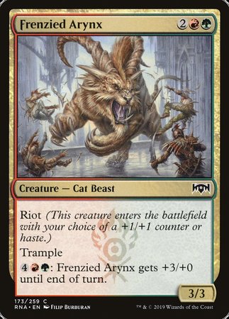 Frenzied Arynx [Ravnica Allegiance] | Exor Games Summserside