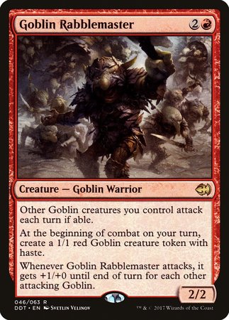 Goblin Rabblemaster [Duel Decks: Merfolk vs. Goblins] | Exor Games Summserside