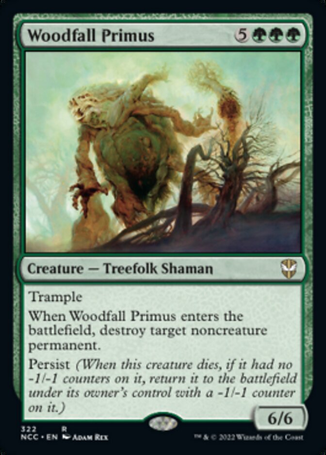 Woodfall Primus [Streets of New Capenna Commander] | Exor Games Summserside