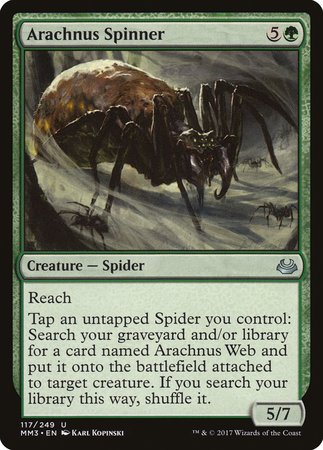 Arachnus Spinner [Modern Masters 2017] | Exor Games Summserside