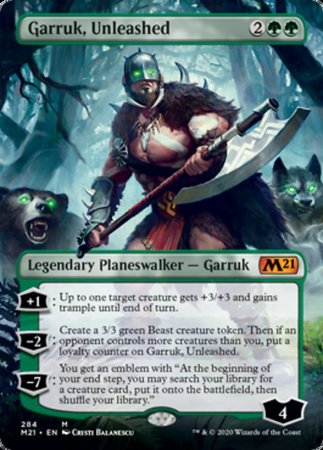 Garruk, Unleashed (Borderless) [Core Set 2021] | Exor Games Summserside