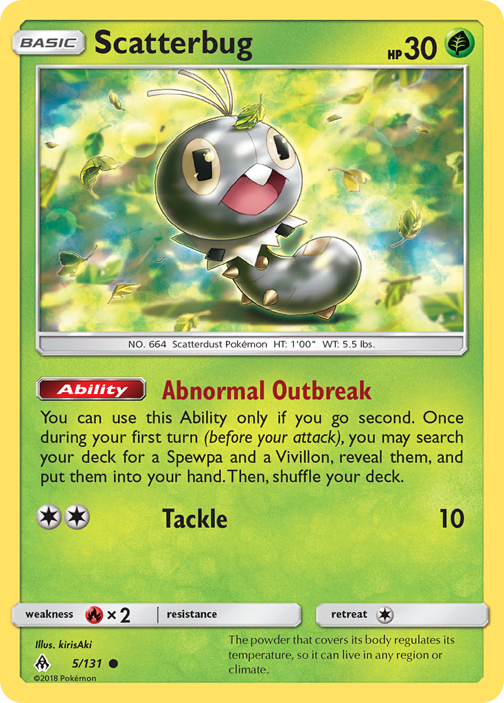 Scatterbug (5/131) [Sun & Moon: Forbidden Light] | Exor Games Summserside
