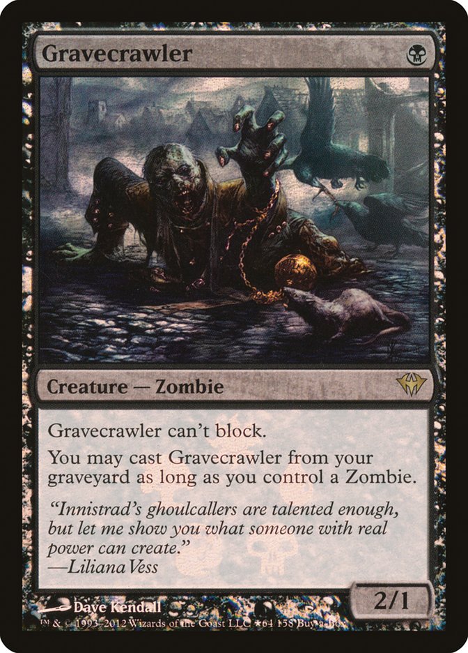 Gravecrawler (Buy-A-Box) [Dark Ascension Promos] | Exor Games Summserside