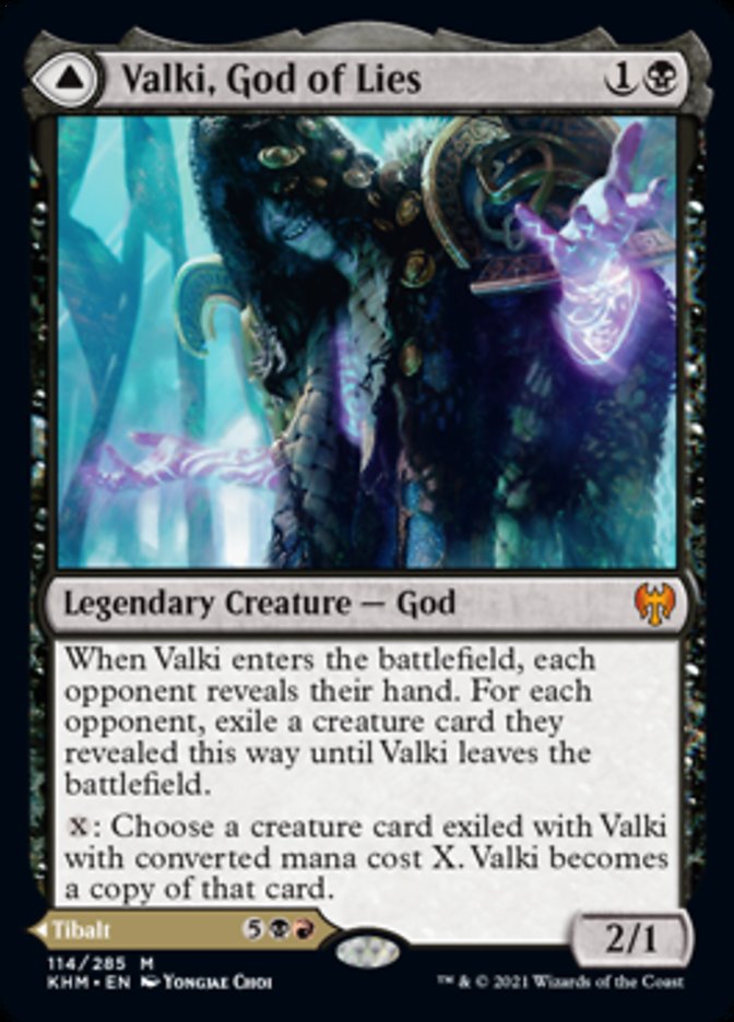 Valki, God of Lies // Tibalt, Cosmic Impostor [Kaldheim] | Exor Games Summserside