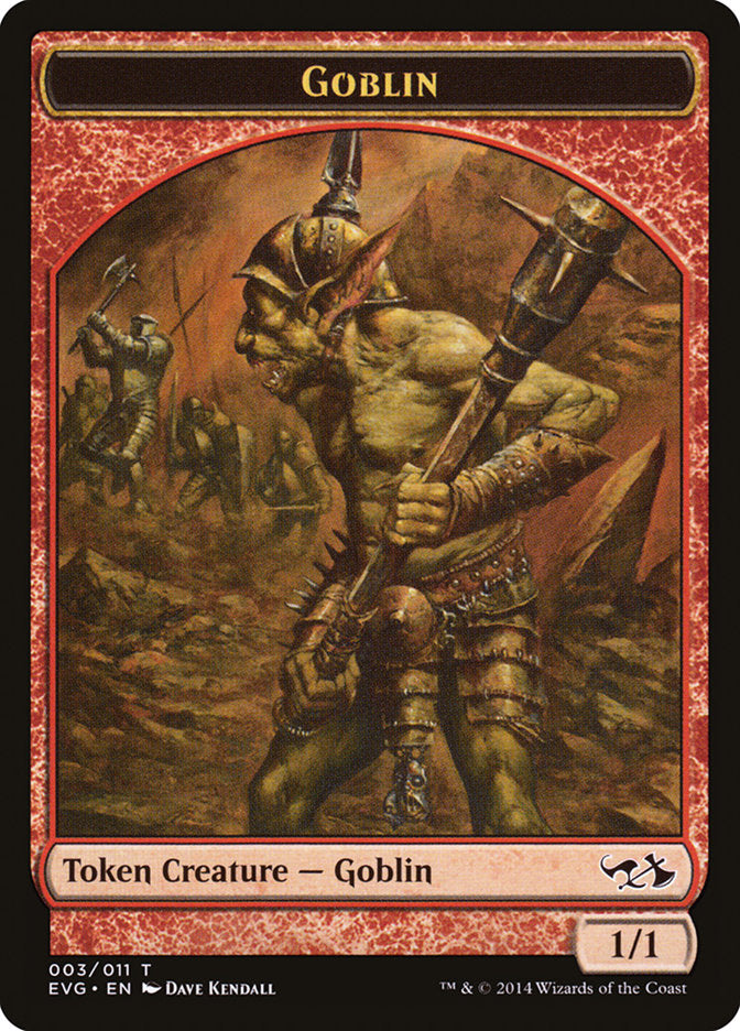 Goblin Token (Elves vs. Goblins) [Duel Decks Anthology Tokens] | Exor Games Summserside