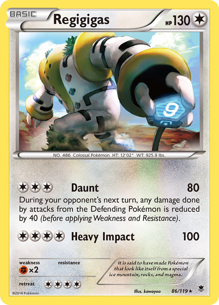 Regigigas (86/119) [XY: Phantom Forces] | Exor Games Summserside